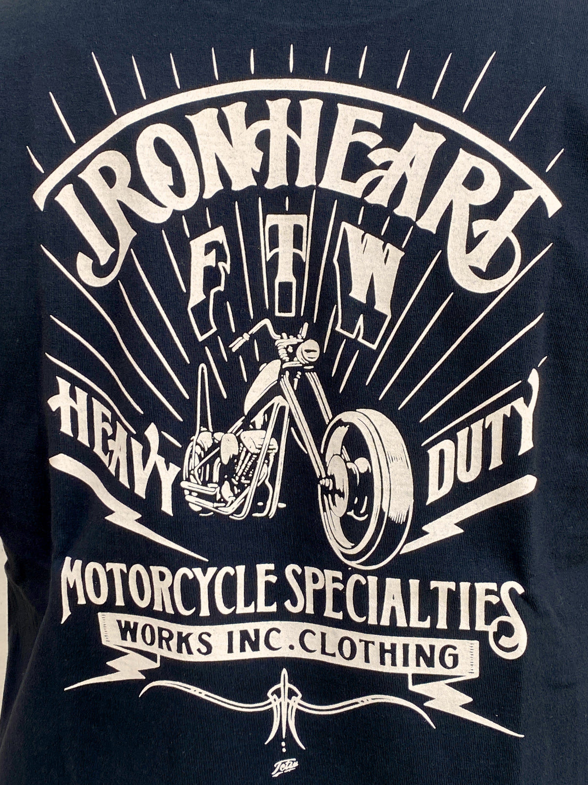 Iron Heart IHT-2002-2020 Printed T-shirt Black