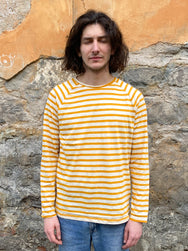 Nudie Jeans Otto Breton Stripe Yellow