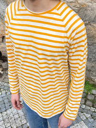 Nudie Jeans Otto Breton Stripe Yellow