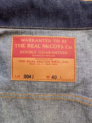 Joe McCoy MJ19124 LOT.004J (Type III Denim Jacket)