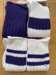 Decka  Eccentric Socks / 4pcs set [BNB × de-08] Purple