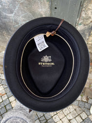 Stetson Hulett Diamond Wool Hat With Cashmere Black