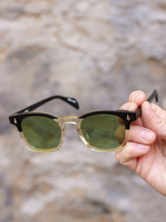 Joe McCoy MA17020 Wellington Sunglasses 013 Black/Clear