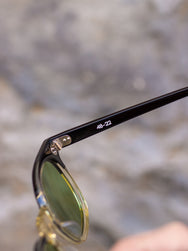 Joe McCoy MA17020 Wellington Sunglasses 013 Black/Clear