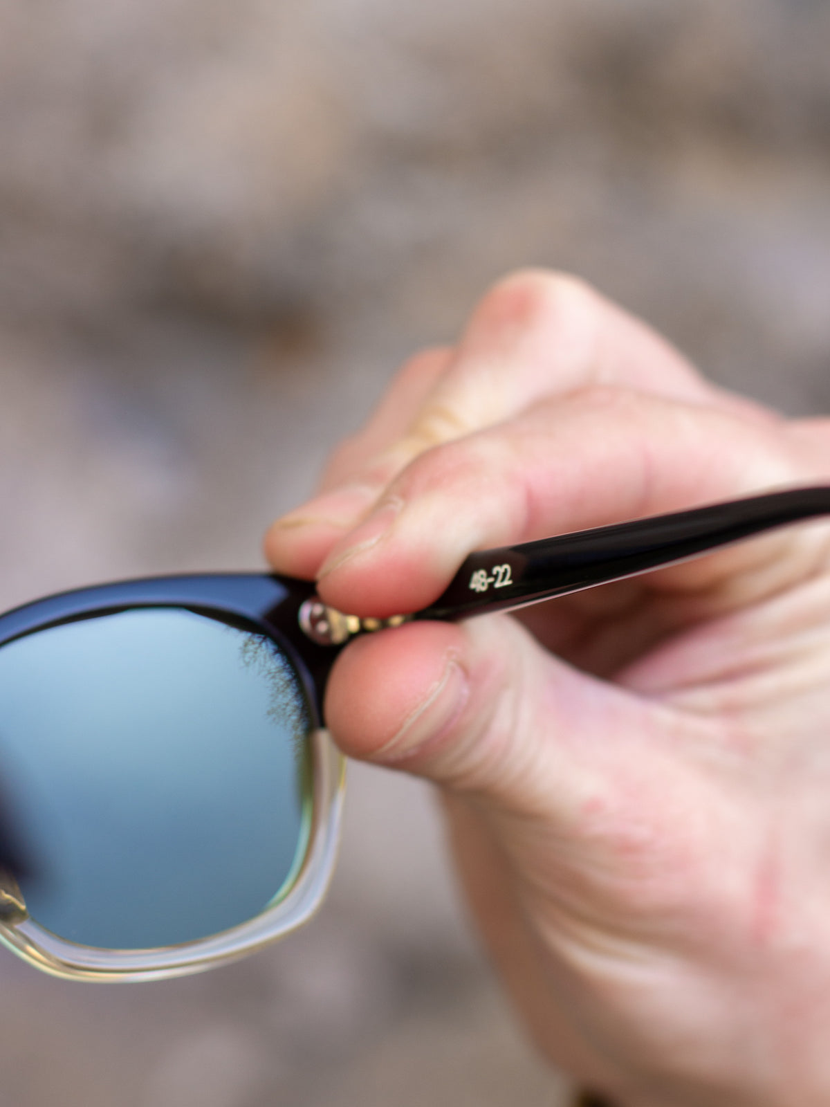 Joe McCoy MA17020 Wellington Sunglasses 013 Black/Clear