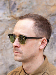 Joe McCoy MA17020 Wellington Sunglasses 013 Black/Clear