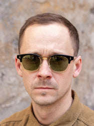 Joe McCoy MA17020 Wellington Sunglasses 013 Black/Clear