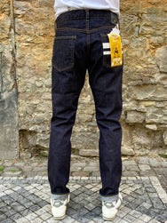 Momotaro 15THB040 Broken Denim Narrow Tapered 15th Anniversary Jeans