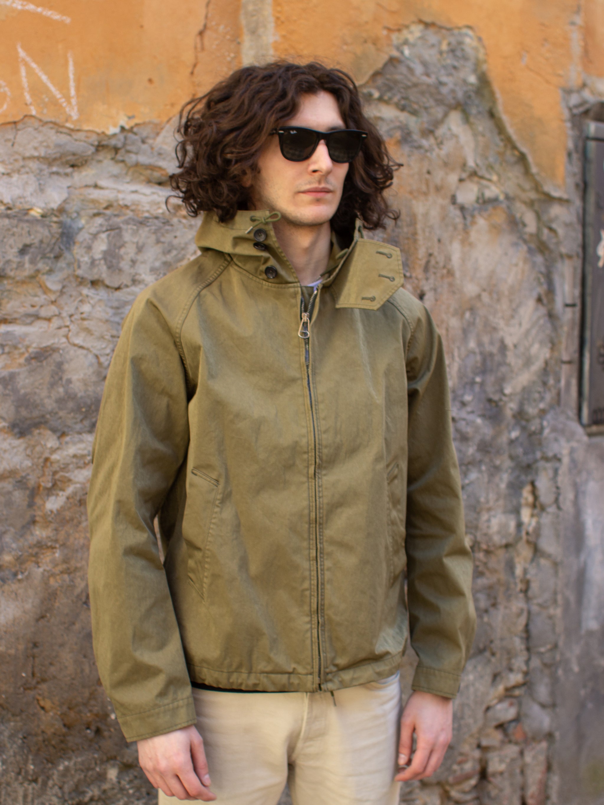 ten-c anorak アノラック サイズ46 カーキ-