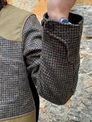 Black Sign Woodland Tweed Hunting Coat (BSFJ-21402)