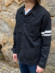 Momotaro 03-172 Black Denim French Work Jacket