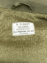 The Real McCoy's MJ21113 U.S.N. A-2 Deck Jacket Olive