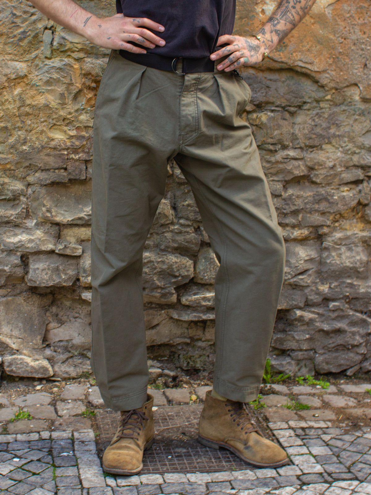 Hansen Karlo Utility Trousers Green