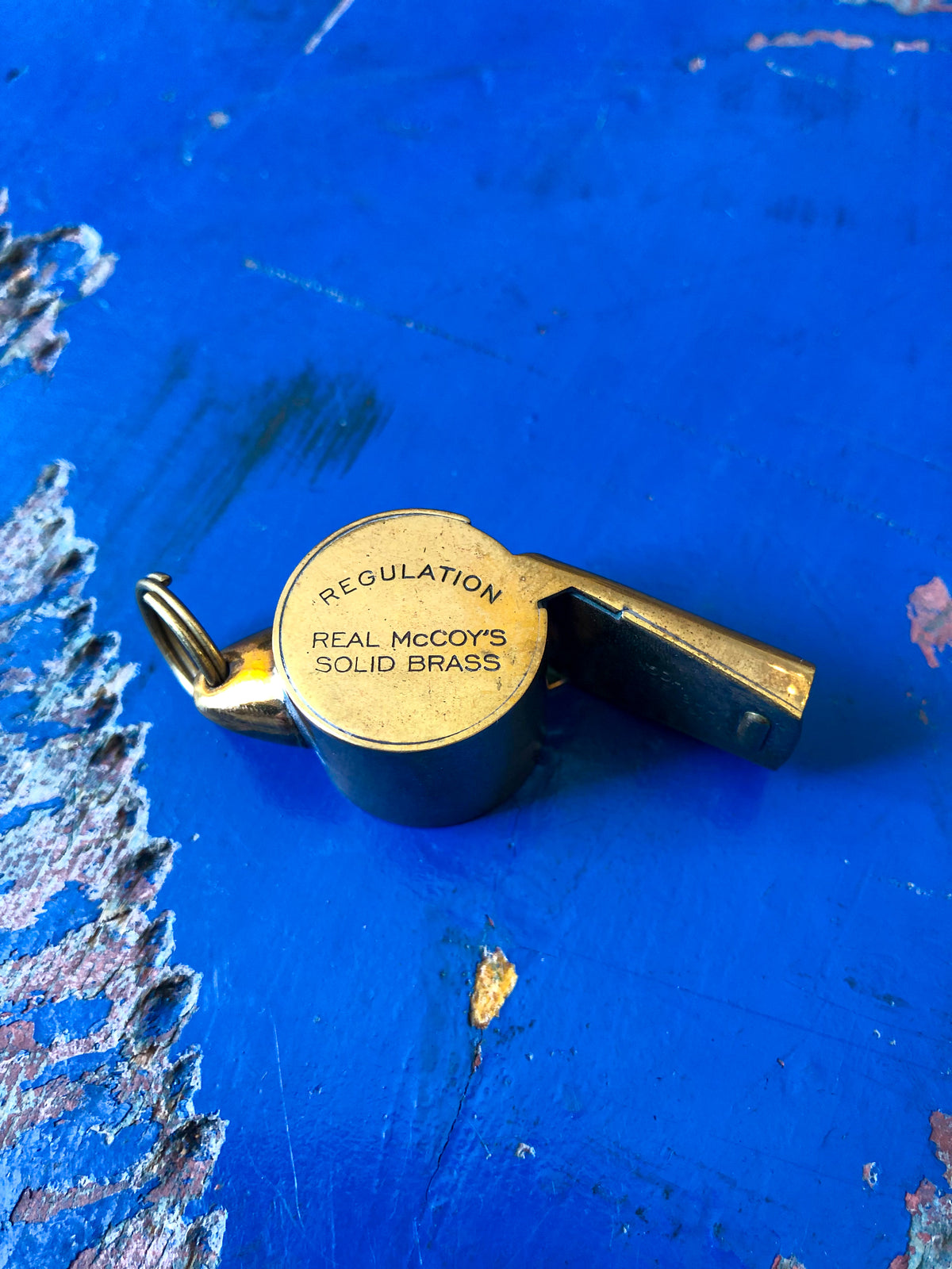 The Real McCoy’s Aviator's Whistle Brass