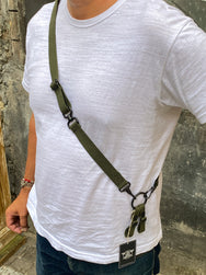 The Real McCoy's MA21016 Suspenders Field Pack Olive