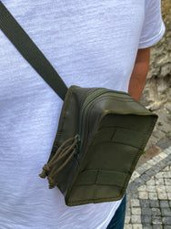 The Real McCoy's MA21017 Rubberized Pouch Olive