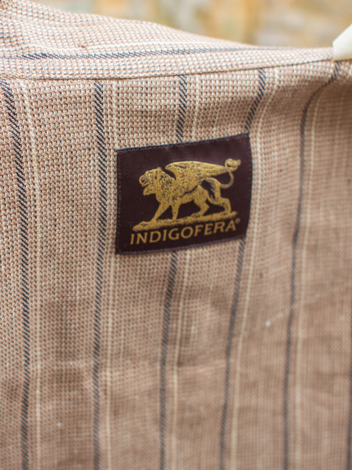 Indigofera Dollard Linen/Cotton Stripe