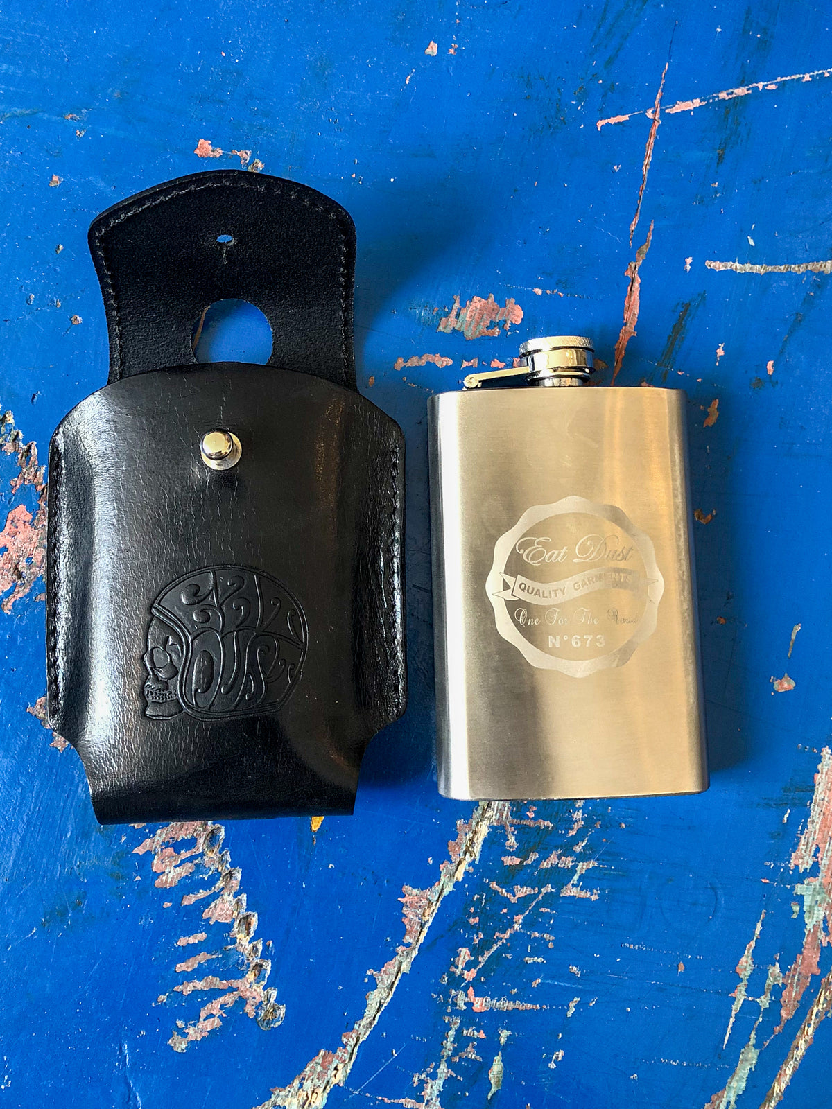 Eat Dust X Flask ED Leather Black