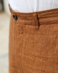 Hansen Garments Ken Wide Cut Trousers Dirt Road