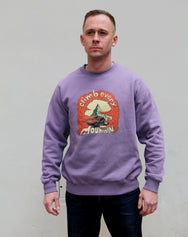 Nudie Jeans Lasse Every Mountain Sweatshirt Lilac