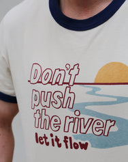 Nudie Jeans Ricky Push The River Tee Ivory