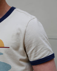 Nudie Jeans Ricky Push The River Tee Ivory