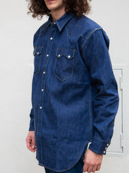 Joe McCoy MS22003 Western Shirt / Sawtooth - Denim