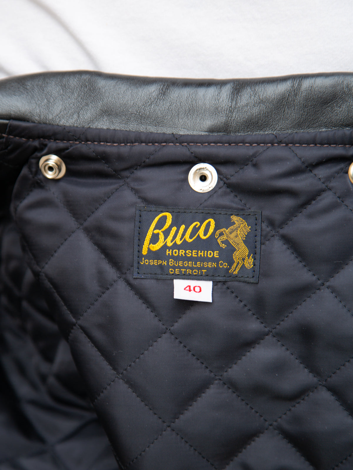 Buco BJ21101 J-24 Jacket (New Fit) / Horsehide - Black