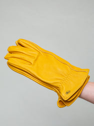 Buco BA14101 Motorcycle Gloves / Deerskin - Yellow