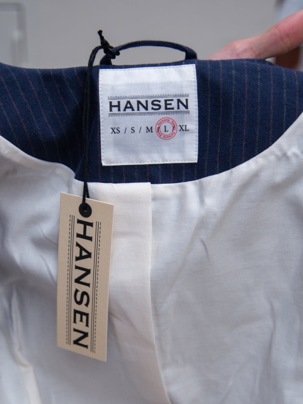 Hansen William / Lapel Waistcoat - Blue Pin