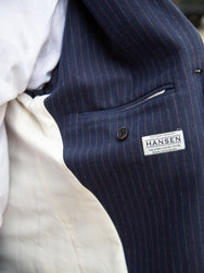 Hansen Anker / Four Button Classic Blazer - Blue Pin