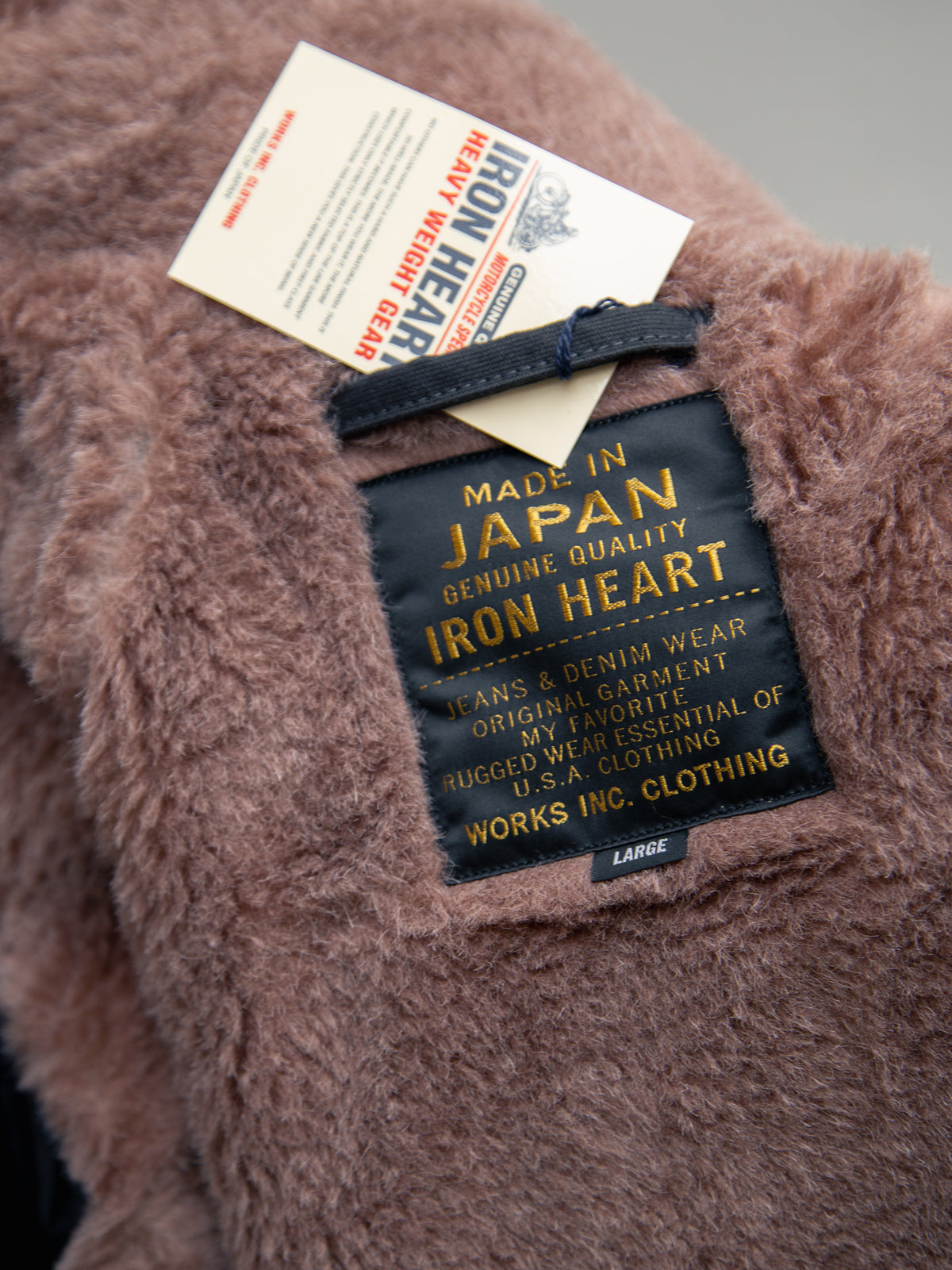 Iron Heart IHM-35-BLK N1 Deck Jacket / Whipcord - Black
