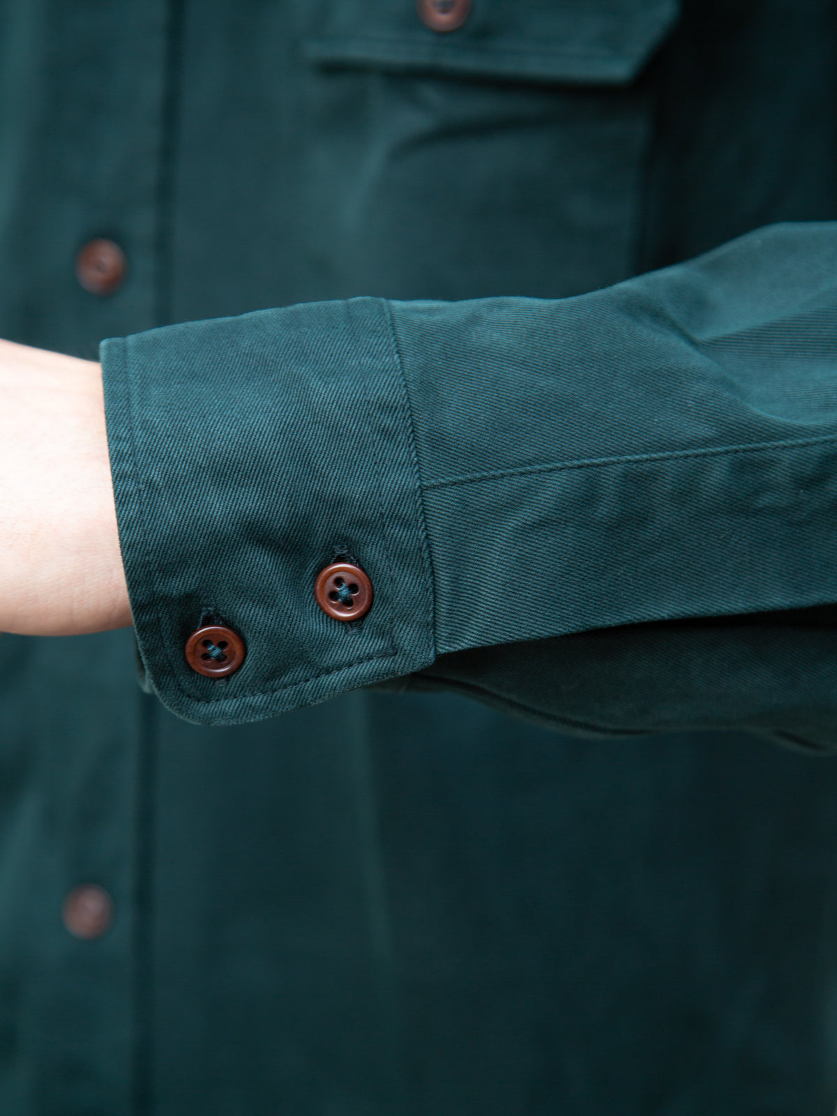 Indigofera Alamo Shirt - Phthalo Green