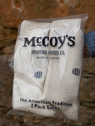Joe McCoy MA22011 McCoy's 2 Pcs Pack Socks - White