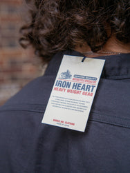 Iron Heart IHSH-324-BLK 4oz Mechanic Work Shirt - Black