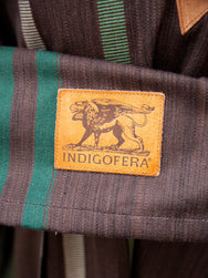 Indigofera Poncho Cotton / Wool Brown / Green