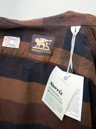 Indigofera Norris Shirt / Brown Dark Brown Black
