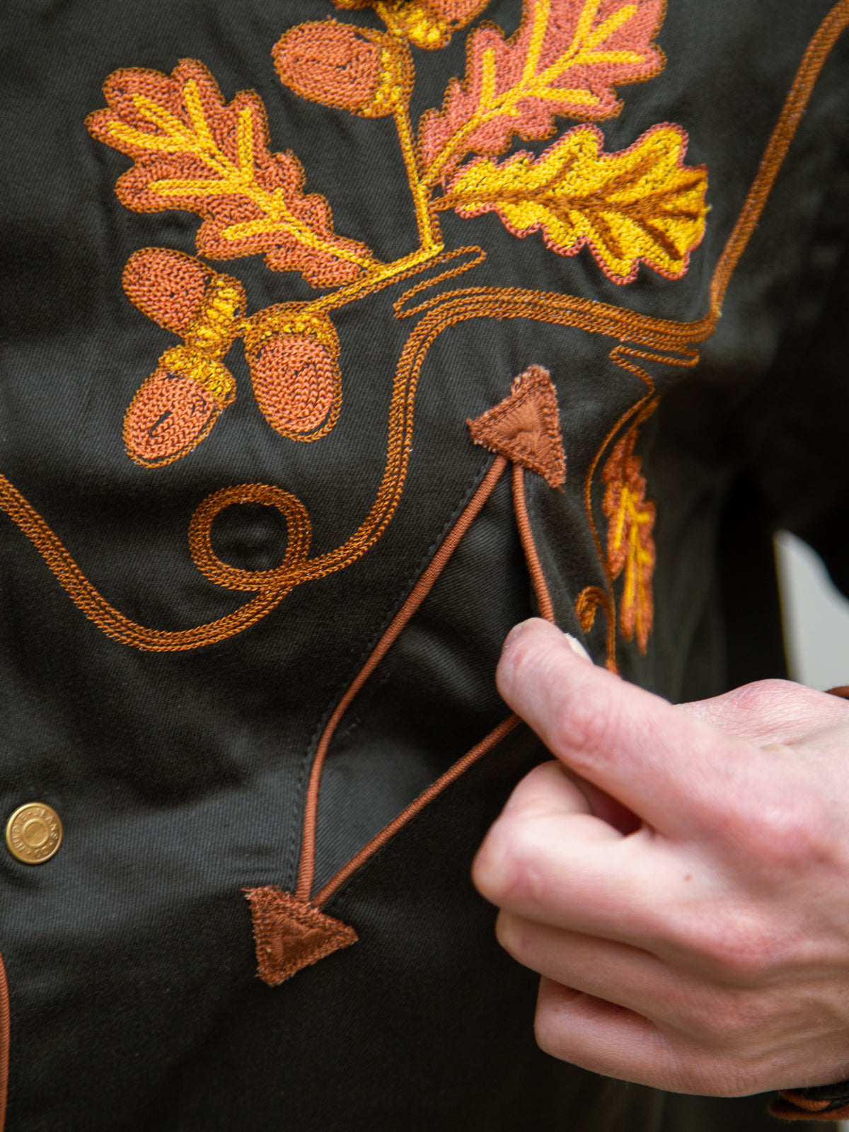 Nudie Jeans  Gonzo Cowboy Overshirt - Racing Green
