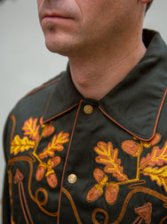Nudie Jeans  Gonzo Cowboy Overshirt - Racing Green