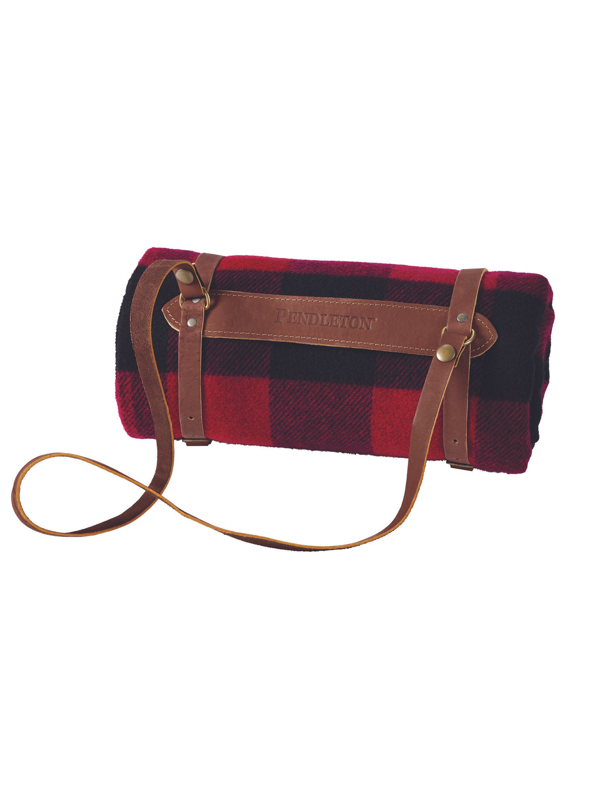 Pendleton Motor Robe With Leather Carrier Rob Roy Tartan