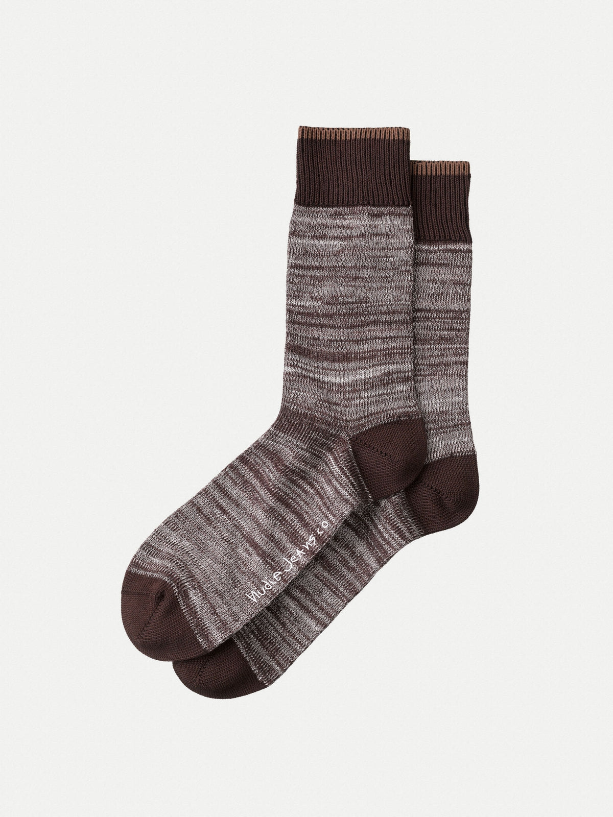 Nudie Jeans Rasmusson / Multi Yarn Socks - Brown