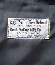 The Real McCoy's MA20001 Bag, protective, Helmet Olive