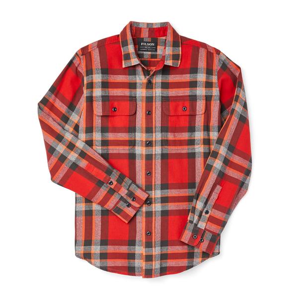 Filson Scout Shirt Red/Black/Flame Plaid