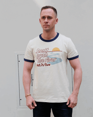 Nudie Jeans Ricky Push The River Tee Ivory