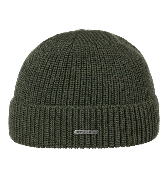 Stetson Finley Merino Beanie - Olive