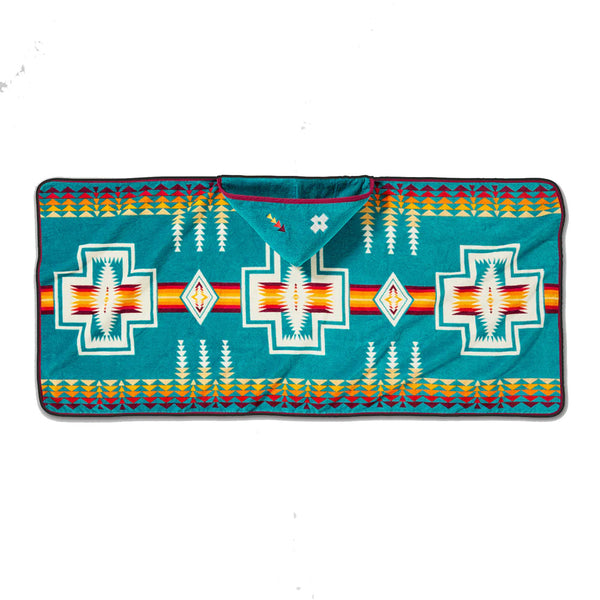 Pendleton Hooded Baby Towel - Harding Teal