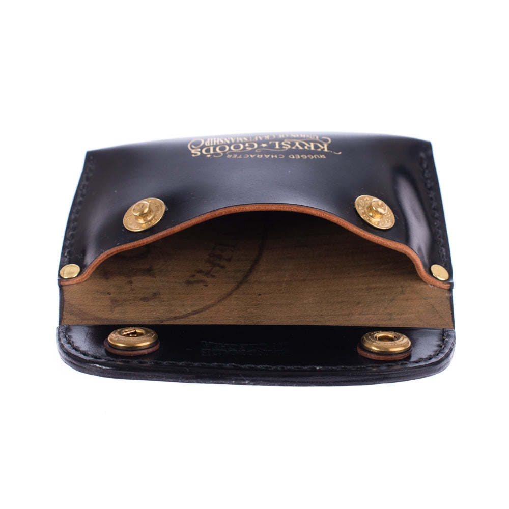 Krysl Goods Handmade Pocket Wallet Vz.76 Horween Shell Cordovan® Black
