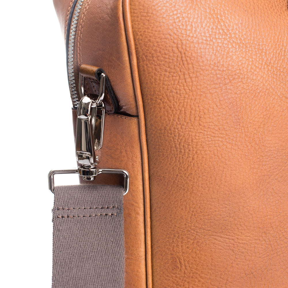 Krysl Goods Leather Briefcase Brown