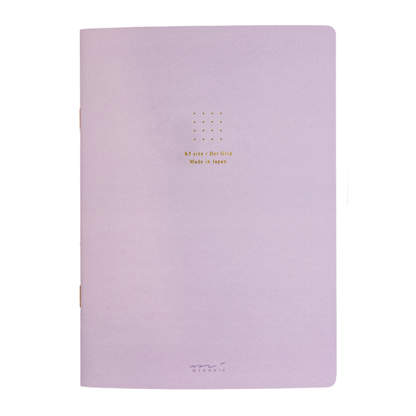 Midori A5 Dot Grid Notebook - Purple