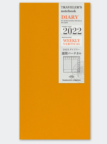 Traveler's Company - 2022 Vertical Diary Refill